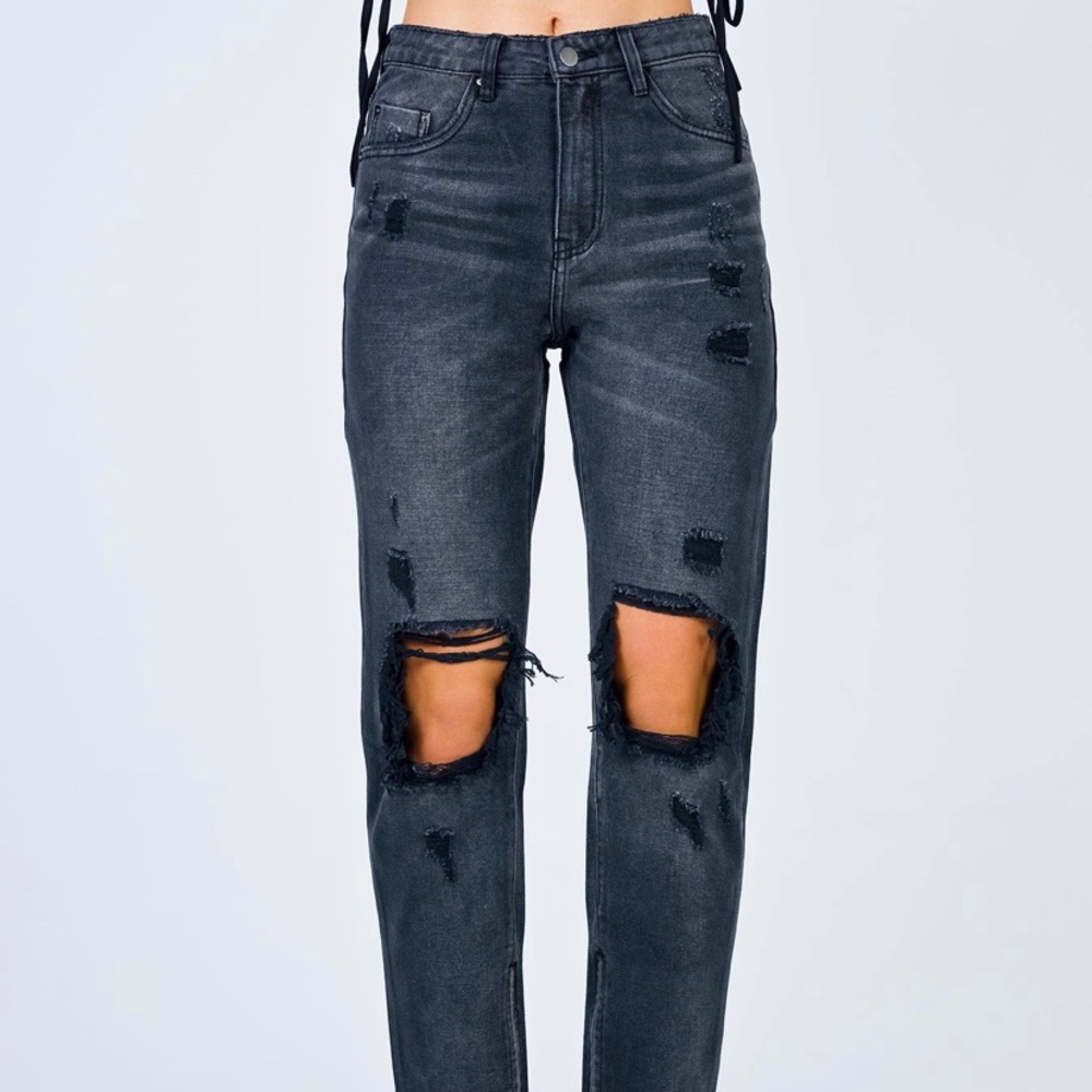 NWT Princess Polly Erissa Knee Rip Jeans